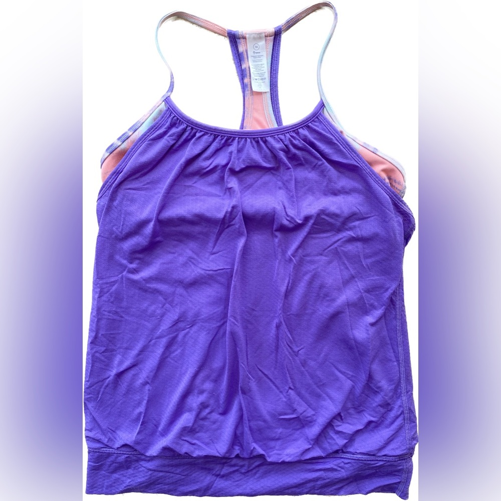Ivivva purple and pink tank, size 14 (girls) or size S.